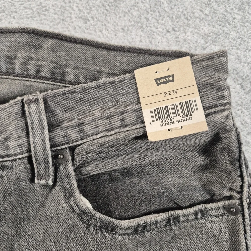 Levi's 555 '96 Relaxed Fit Men's Jeans Size 31/34 Gray